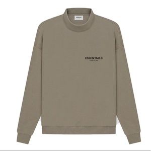 ESSENTIALS fear of god mock neck sweatshirt